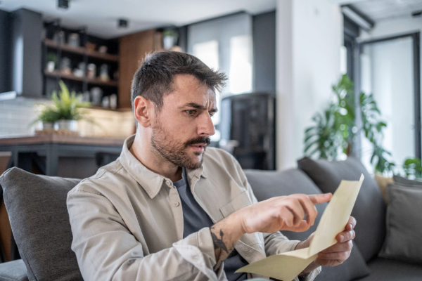 Employee dealing with difficult workplace correspondence